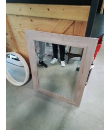 MIROIR RECTANGULAIRE BOIS GRIS