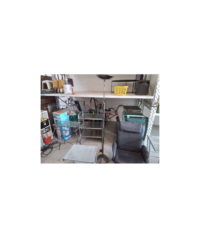 LAMPADAIRE HALOGENE NOIR