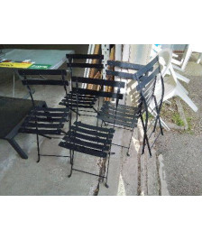 CHAISE PLIANTE NOIRE 