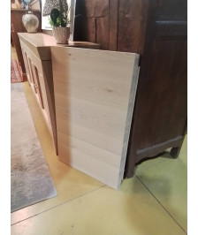 TABLE CHENE + ALL 60  FABRICATION BELGE 