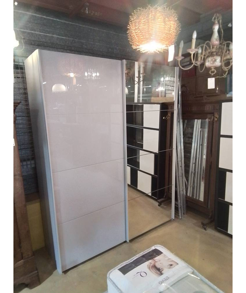 ARMOIRE 2 PORTES COULISSANTES 