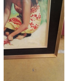 PEINTURE SIGNE EN L’ETAT 