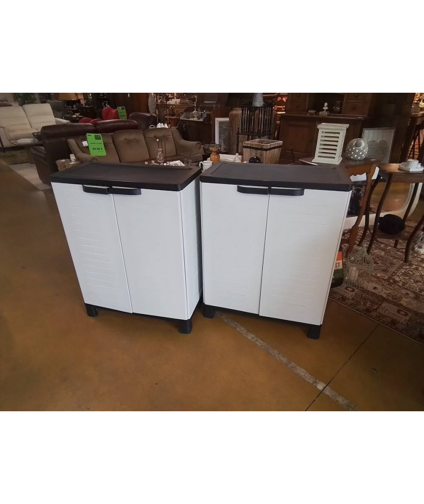 ARMOIRE 2PORTES PLASTIQUE 