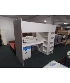 LIT MEZZANINE IKEA BLANC ET BLEU