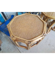 TABLE BASSE EN ROTIN 