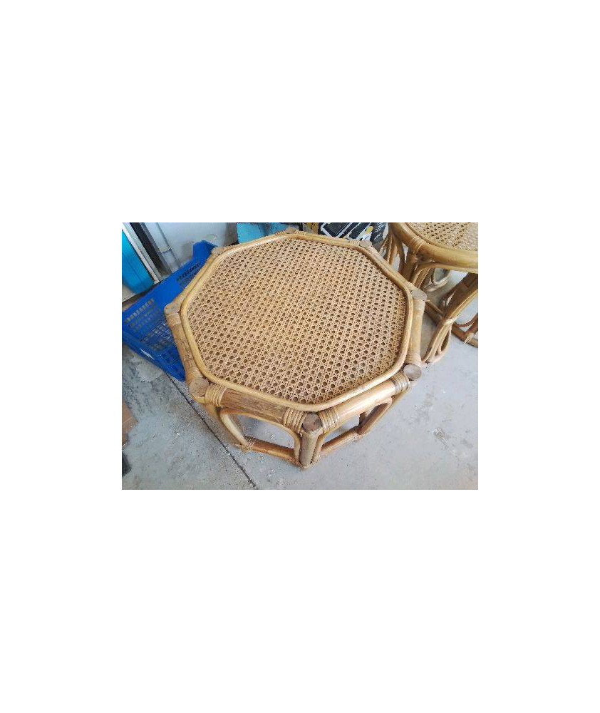 TABLE BASSE EN ROTIN 