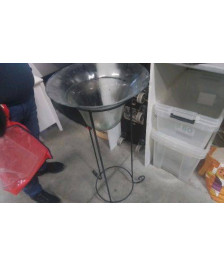 DECO VASQUE VERRE SUR PIED