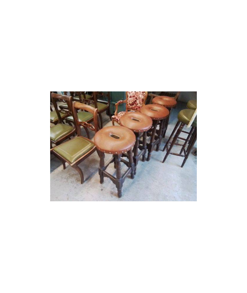 TABOURET DE BAR CUIR 