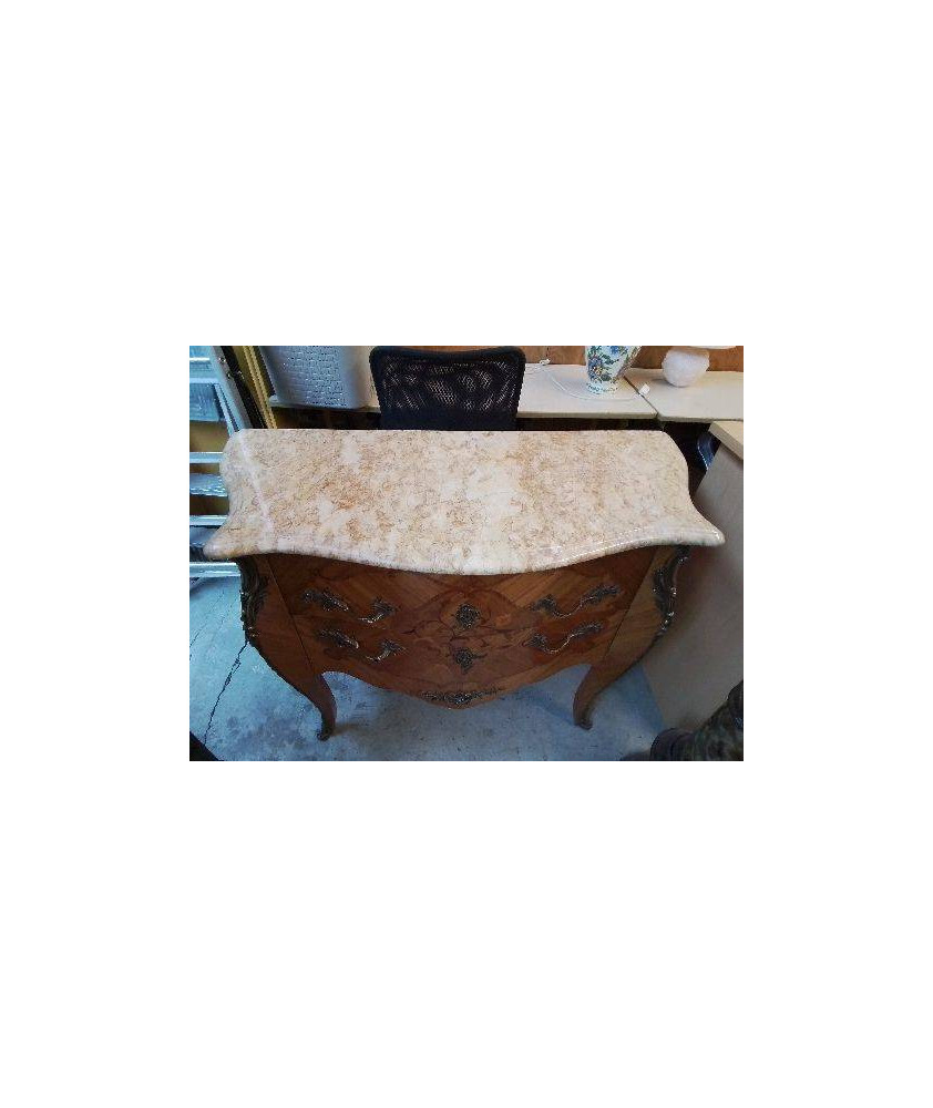 COMMODE MARBRÉ STYLE LOUIS XV