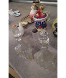 HUILIER ANCIEN VERRE 