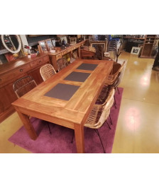 LOT 6 CHAISES  ROTIN 