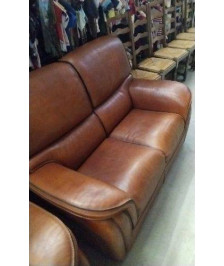 CANAPE CUIR 2 PLACES