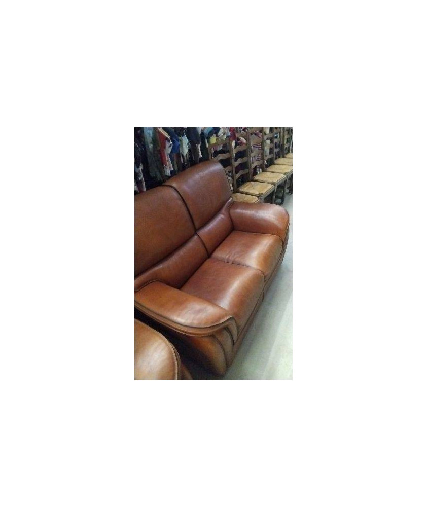CANAPE CUIR 2 PLACES