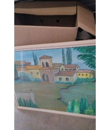 CADRE PEINTURE MAISON