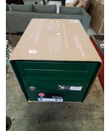BOITE AUX LETTRES MÉTAL VERT