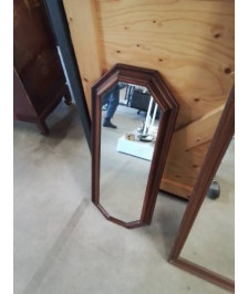 MIROIR OCTOGONAL BOIS MOULURÉ 