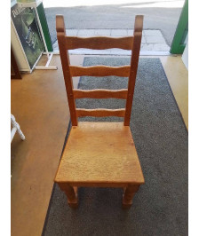 LOT DE 6 CHAISES EN CHENE 