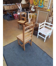 LOT DE 6 CHAISES EN CHENE 