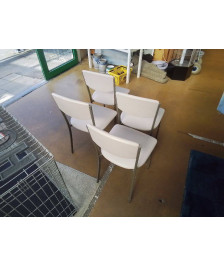 LOT DE 4 CHAISES DE CUISINE 