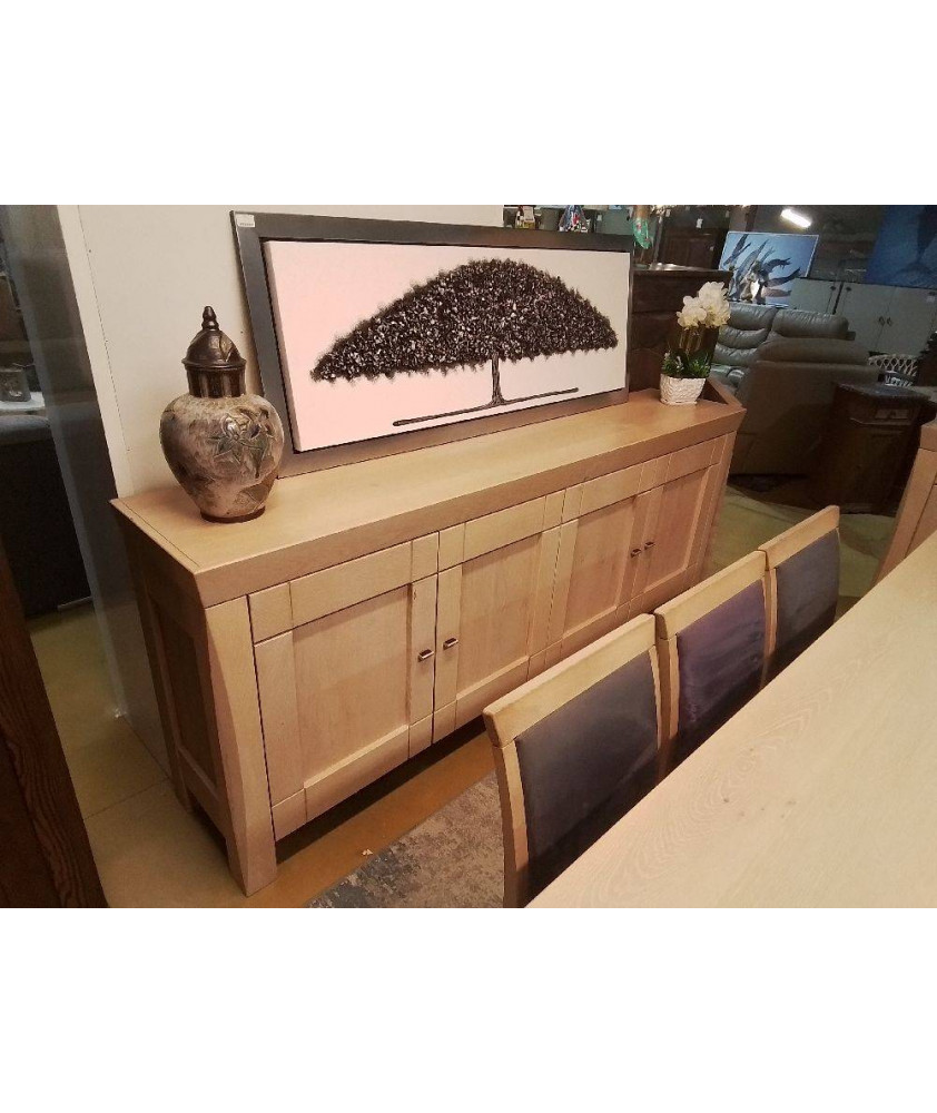 BAHUT 4 PORTES CHENE FABRICATION BELGE 