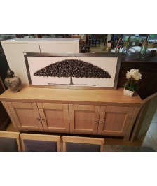 BAHUT 4 PORTES CHENE FABRICATION BELGE 