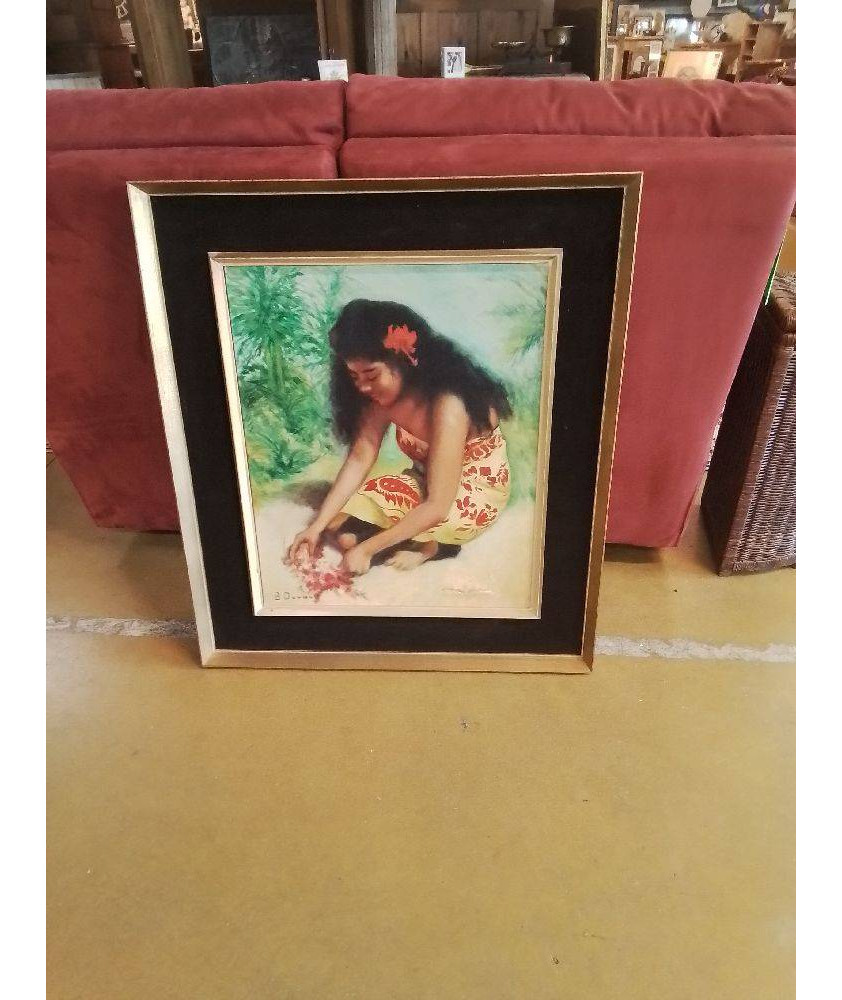 PEINTURE SIGNE EN L’ETAT 