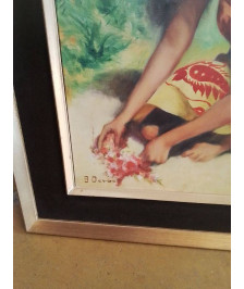 PEINTURE SIGNE EN L’ETAT 