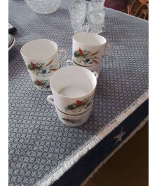 LOT DE 6 TASSES DE LIMOGES 