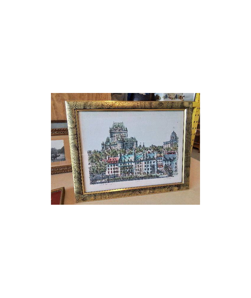 CHÂTEAU DE FRONTENAC ENCADRÉ 