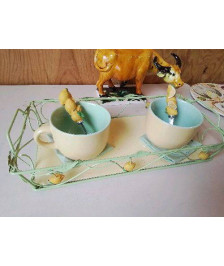 ENSEMBLE TASSES CITRON