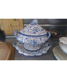 SOUPIERE BLEUE BLANCHE