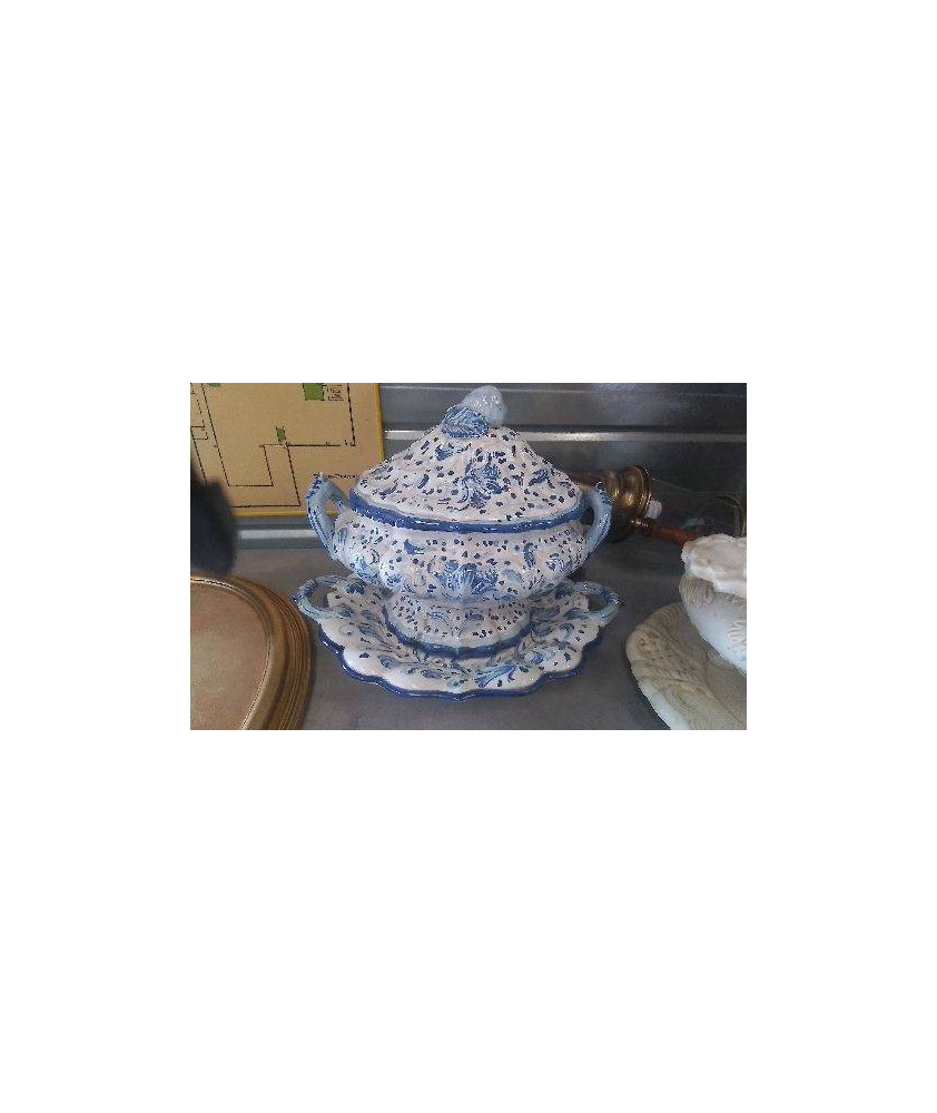 SOUPIERE BLEUE BLANCHE