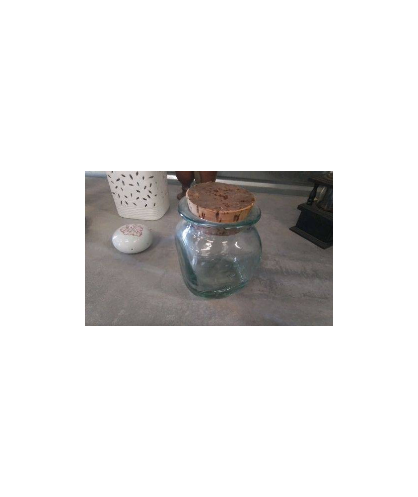 BOCAL VERRE BOUCHON LIEGE 