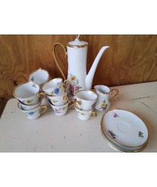 SERVICE A CAFE EN PORCELAINE 