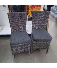 ENSEMBLE DE 6 CHAISES D’EXTERIEUR HESPERIDE