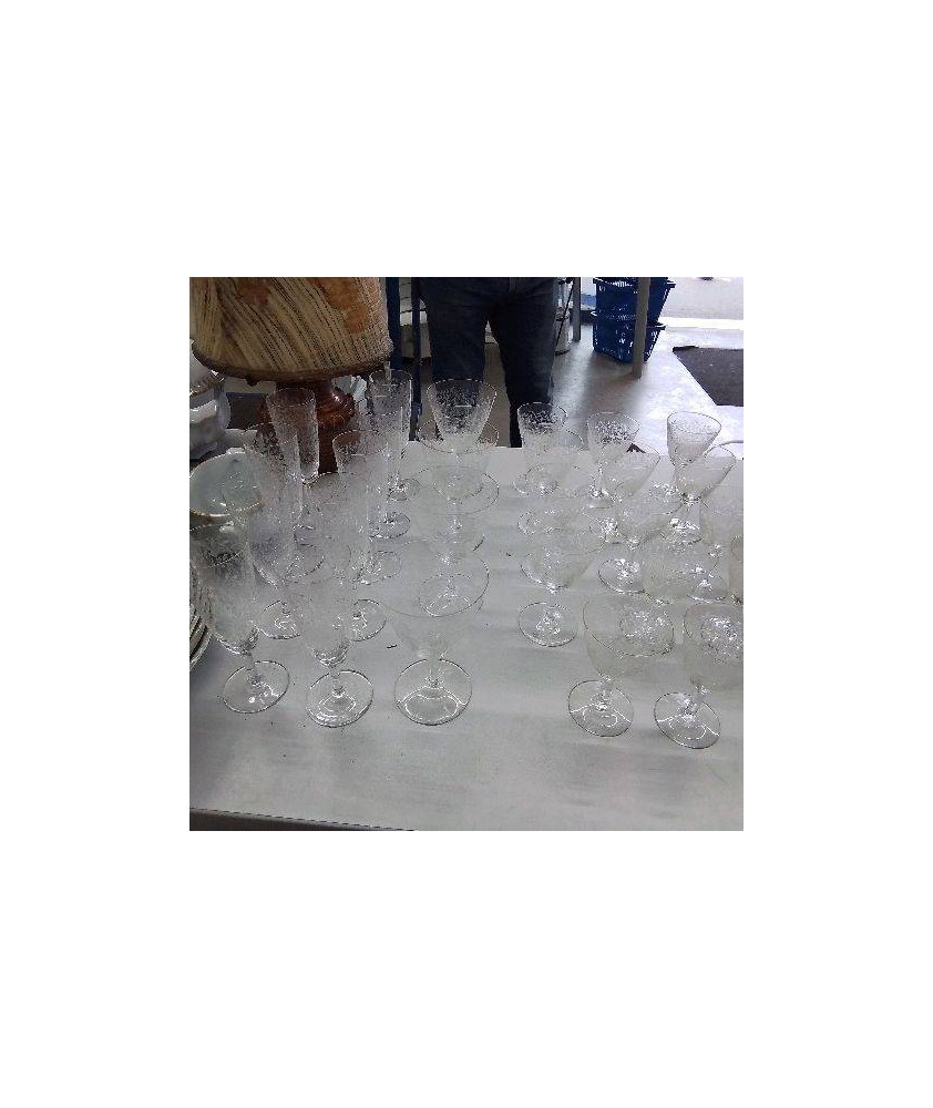 SERVICE VERRE BACCARAT LOT DE 27