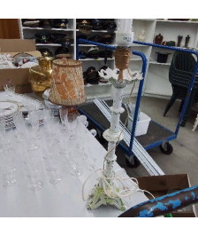 PIQUE CIERGE MONTE EN LAMPE 