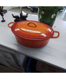 COCOTTE EN FONTE ORANGE