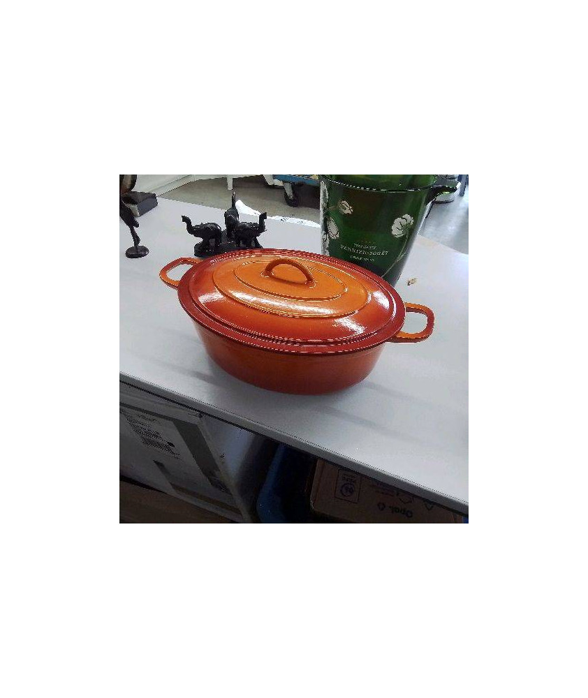 COCOTTE EN FONTE ORANGE