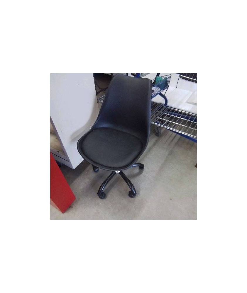 CHAISE DE BUREAU NOIRE