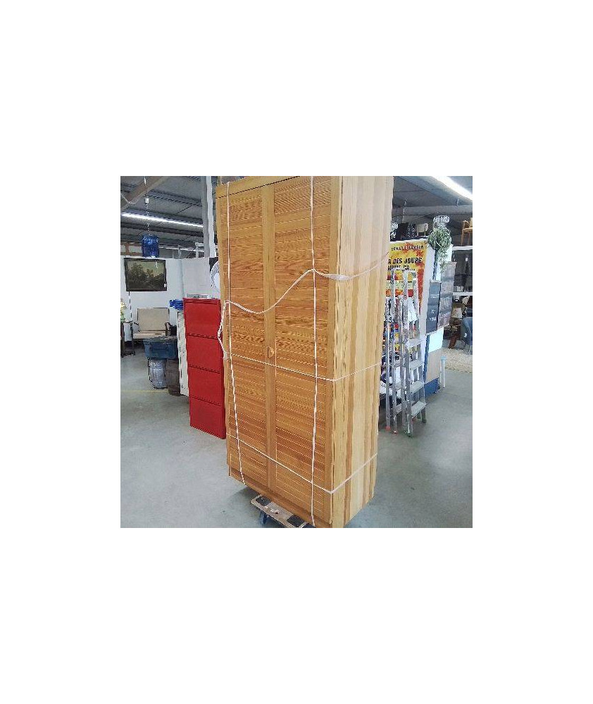 ARMOIRE VINTAGE 2 PORTES PIN