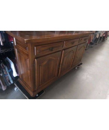 MEUBLE ENFILADE 3 PORTES 3 TIROIRS- DESSUS EN L’ETAT