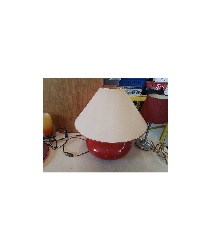 GRANDE LAMPE ROUGE 
