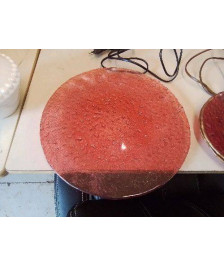 PLAT DECORATIF ROUGE