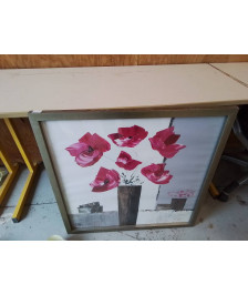 CADRE DECO MOTIF FLORAL 