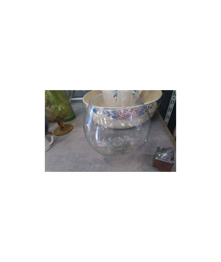 DECO POT FORME VERRE A PIED