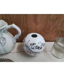 VASE SPHÉRIQUE BLANC 