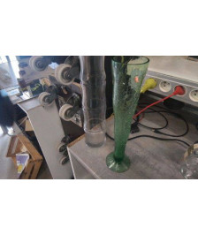 VASE CRAQUELÉ VERT