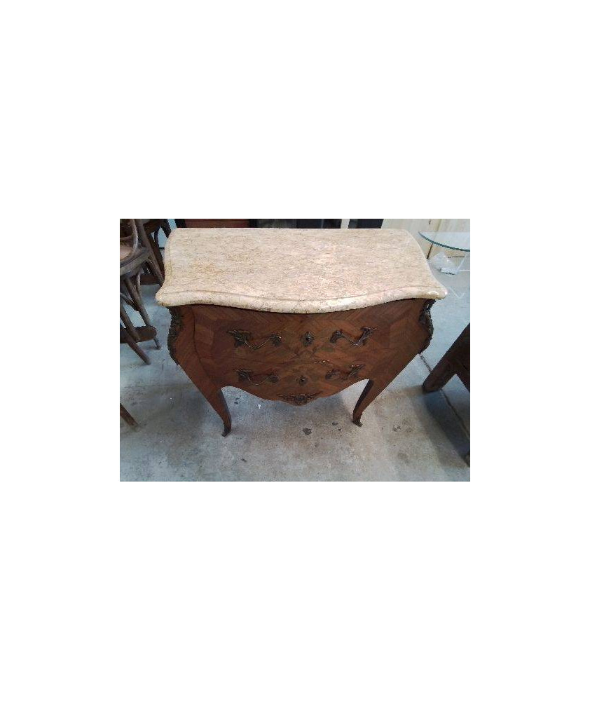 COMMODE STYLE LOUIS XV EN BOUS DE ROSE