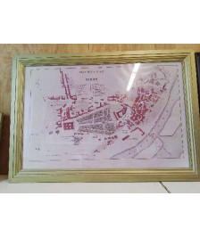 PLAN DE LA VILLE DE VICHY ENCADRE